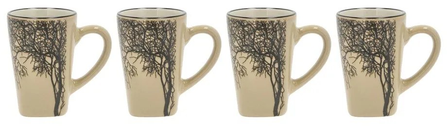 Kremowe kamionkowe kubki na espresso zestaw 4 szt. 100 ml Hela – Villa Collection