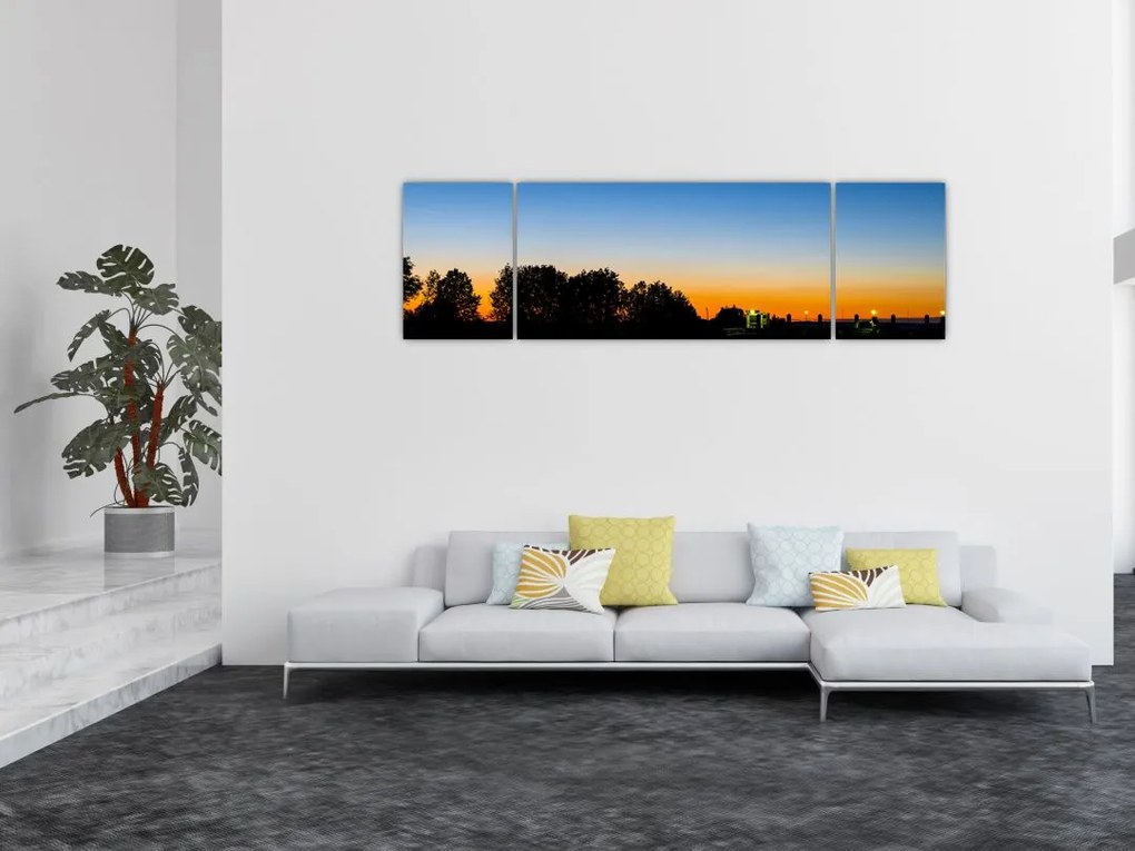 Obraz zachodu słońca (170x50 cm)