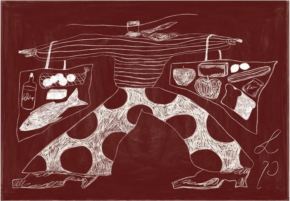 Plakat 70x50 cm Sam Shopping – Lucia Tuffley – The Poster Club