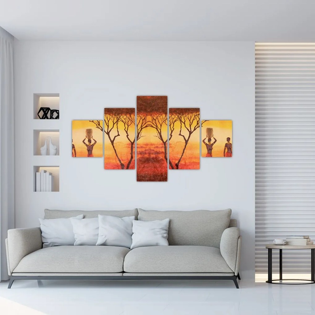 Obraz - Afrykańska sawanna (125x70 cm)