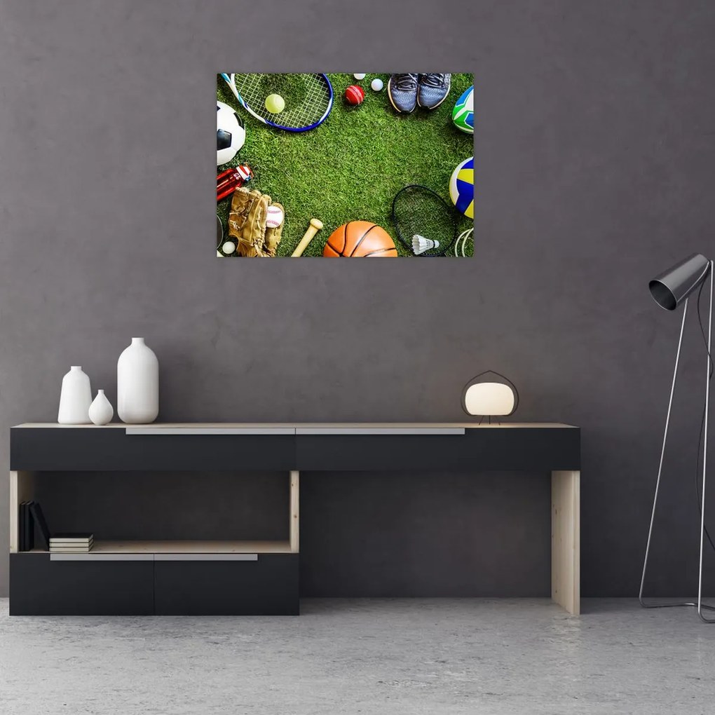 Obraz na szkle - Sport (70x50 cm)