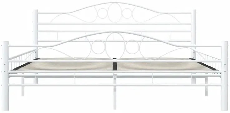 Metalowe Białe Łóżko W Stylu Loft 160X200 Cm P3-S02