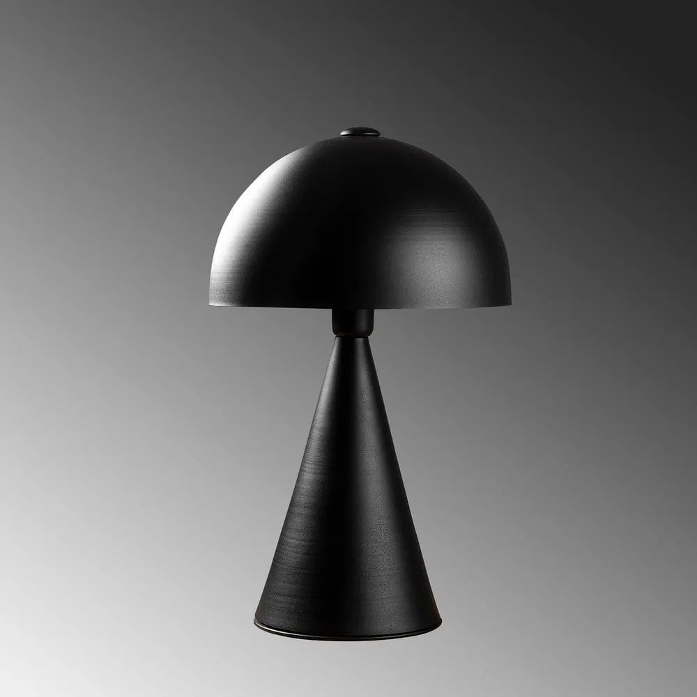 Czarna lampa stołowa z metalowym kloszem (wysokość 52 cm) Dodo – Opviq lights