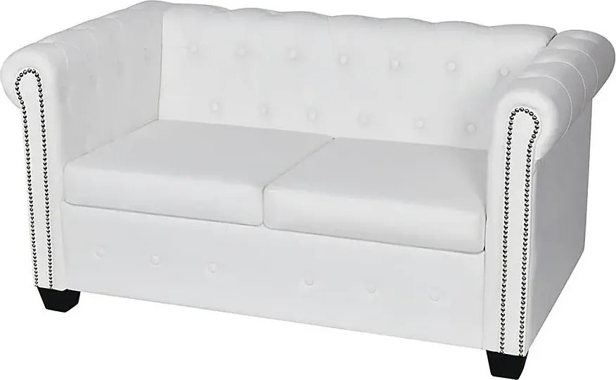 2-osobowa biała sofa w stylu B0-L43
