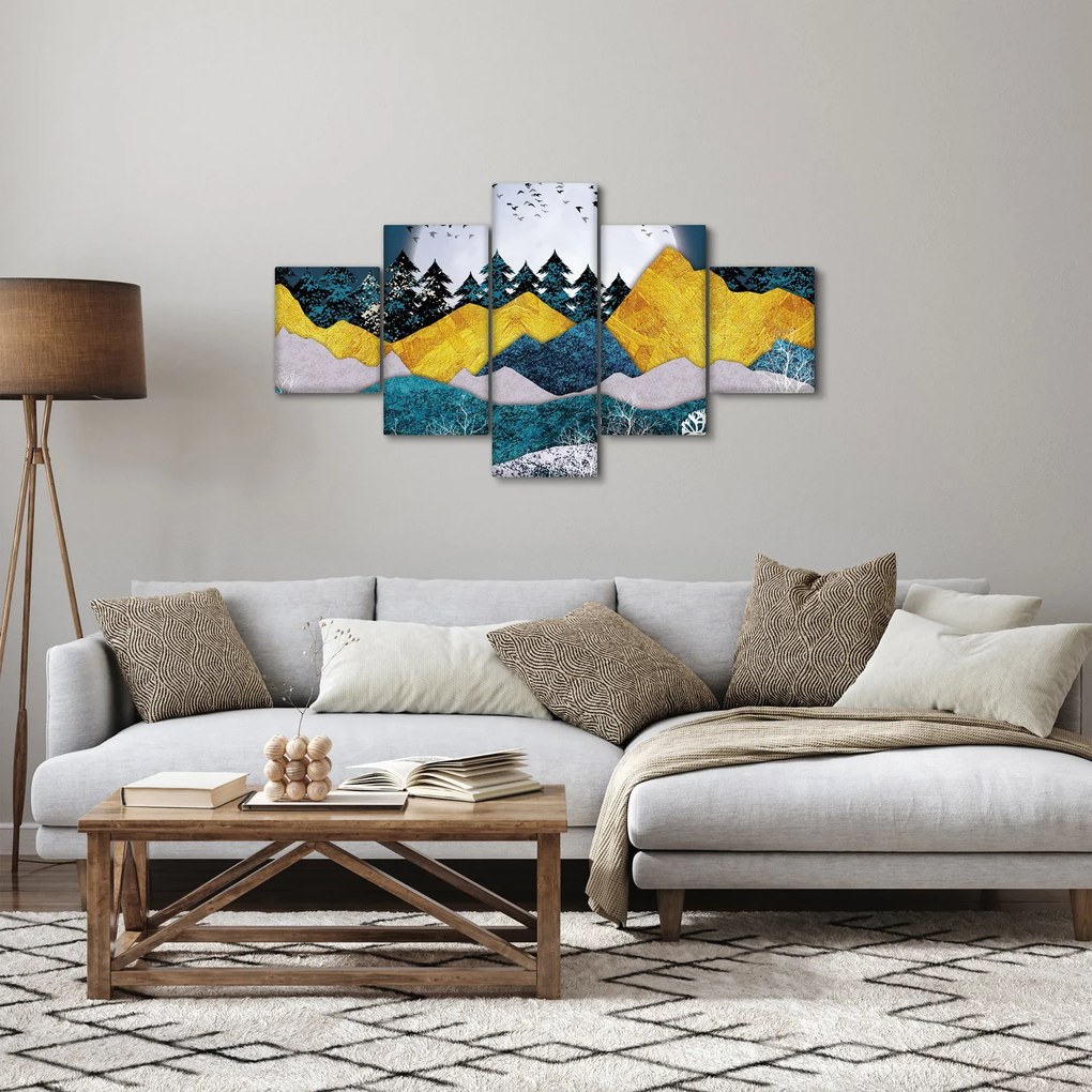 Obraz - Krajobraz polarny (125x70 cm)