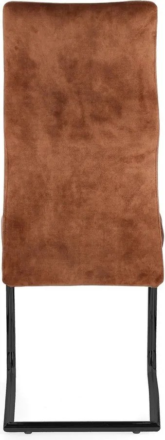 Koniakowe tapicerowane krzesło Thelma – Bizzotto