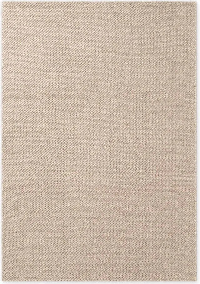 Beżowy wełniany dywan tkany ręcznie 140x200 cm Lyon Beans – Elle Decoration