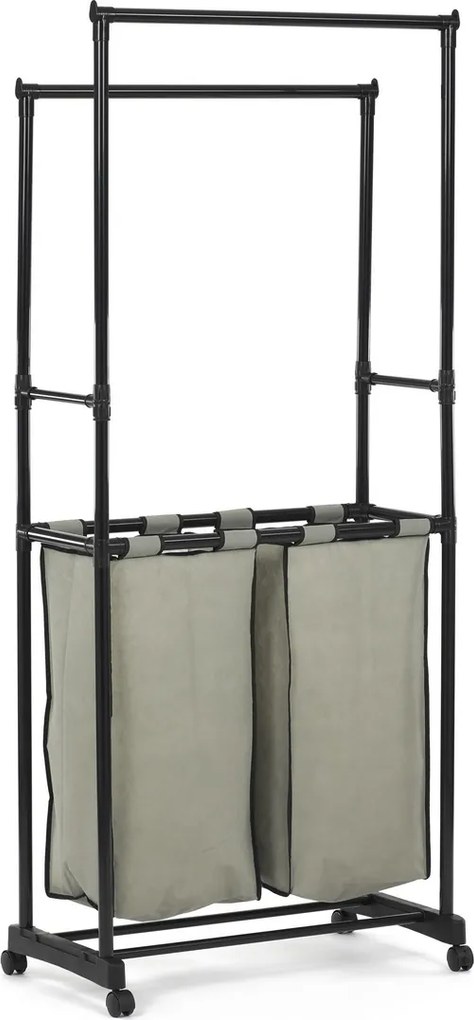 Stojak z miejscem do przechowywania GD-176 BK, plastik, czarny