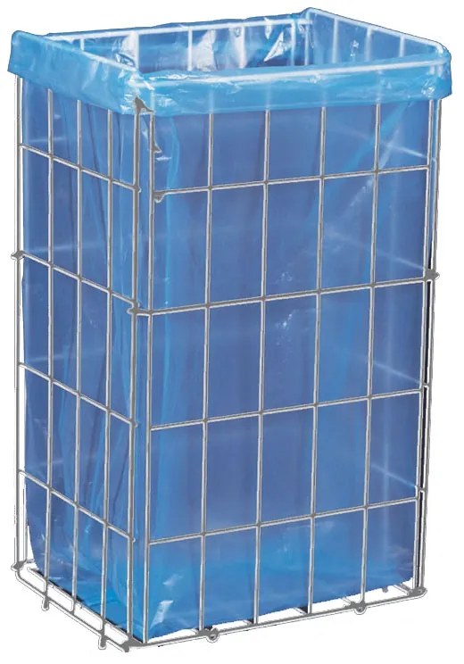 Druciany kosz na zużyte ręczniki papierowe, stal nierdzewna