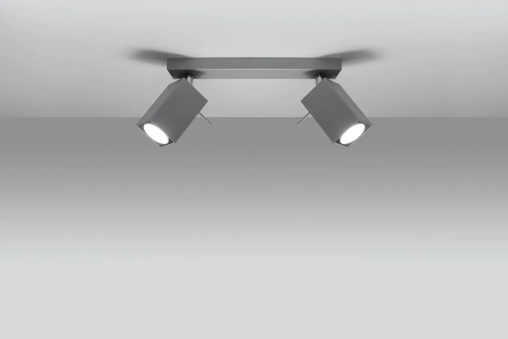 Szary loftowy plafon LED - E787-Rexi