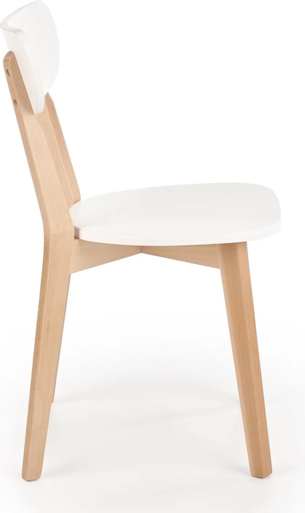 Skandynawskie krzesło bez podłokietników Buggi Halmar