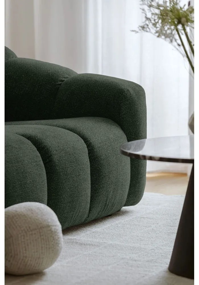 Ciemnozielony narożnik (prawostronny/w kształcie litery L) Shell – Miuform