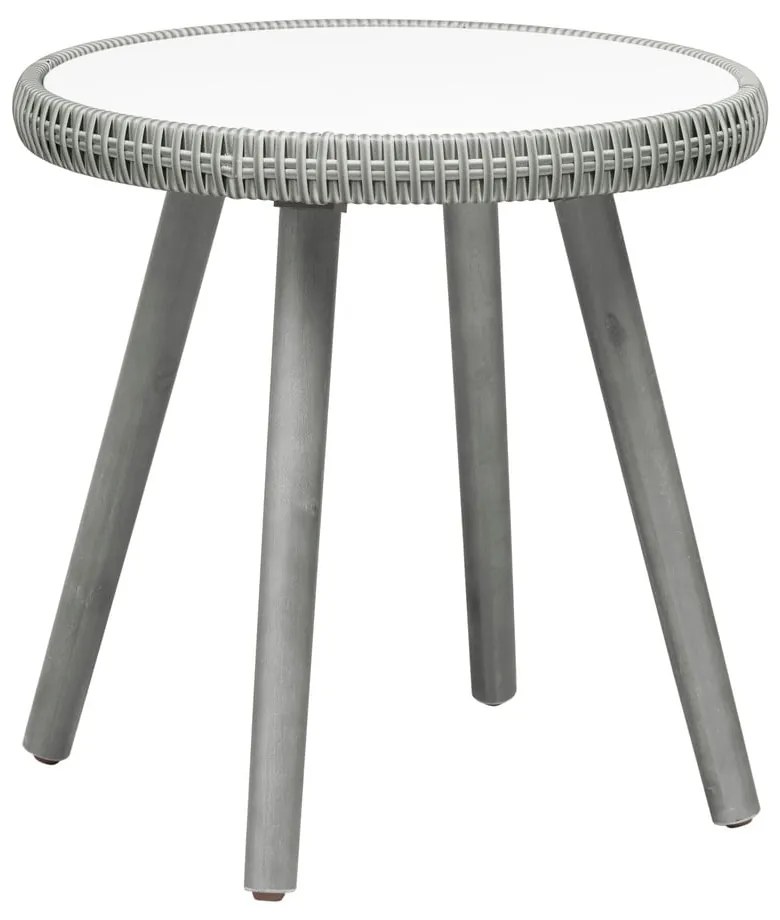 Jasnoszary zestaw mebli ogrodowych Bistro – Unique Furniture