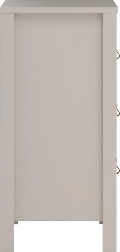 Komoda z szufladami na nóżkach Madrid 3S, kaszmir mat