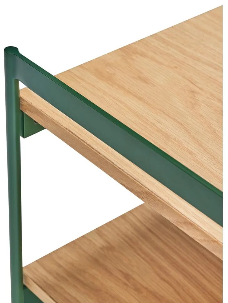Stolik z blatem w dekorze dębu 43x43 cm Jaunty – Hübsch