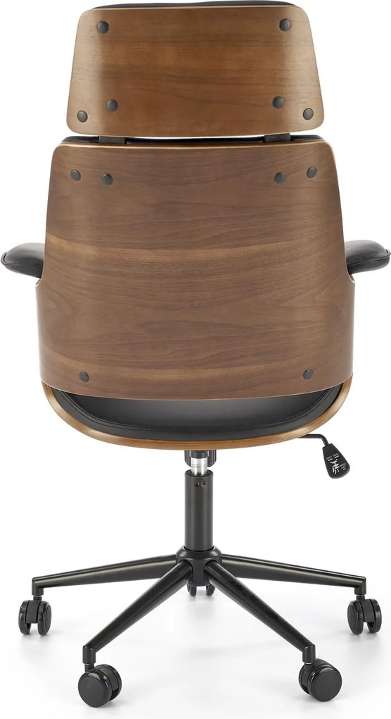 Nowoczesny fotel biurowy Weber z oparciem ze sklejki