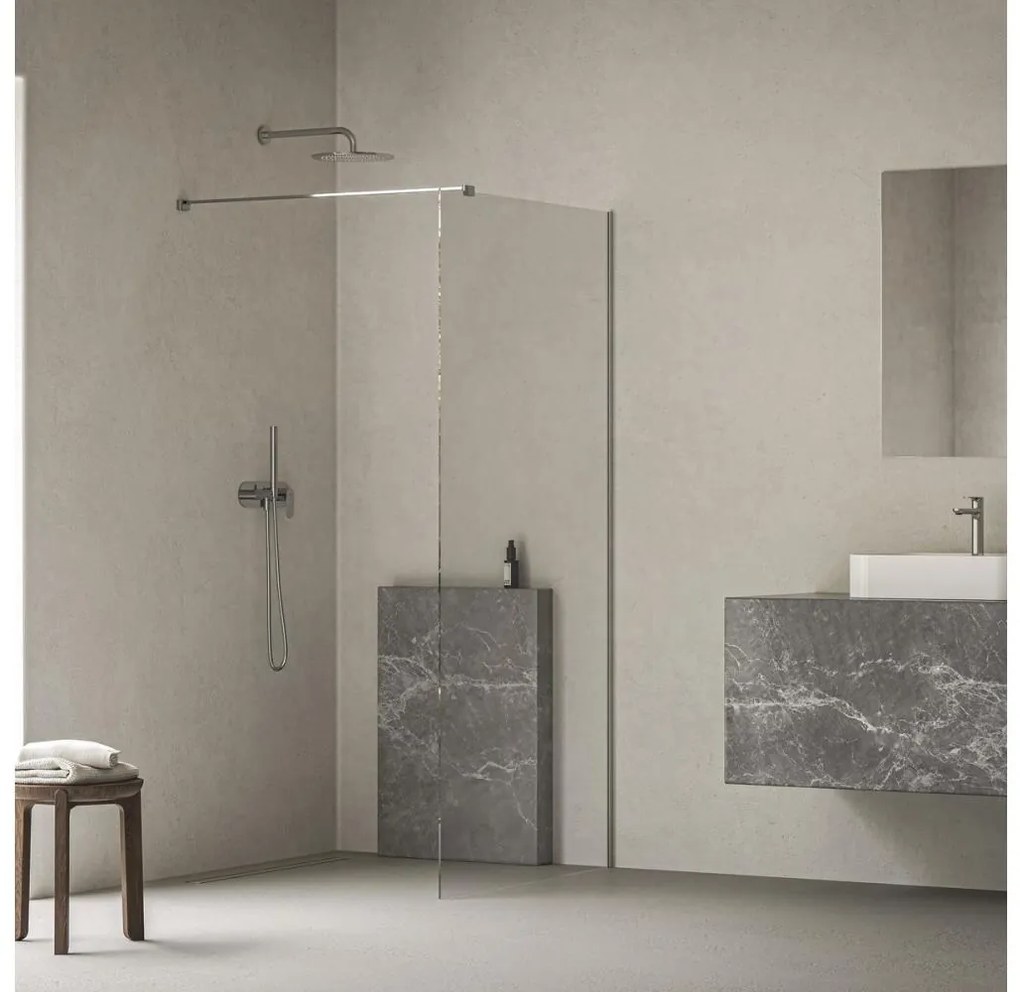 Ravak GW9WG0C00Z1 - Kabina prysznicowa WALK-IN 120x200 cm błyszczący chrom