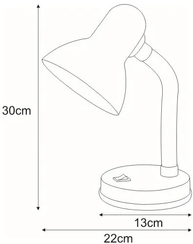 Seledynowa klasyczna lampka do biurka - S271-Favox