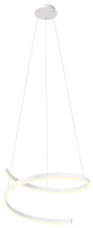 Redo 01-4013 - ściemnialny żyrandol LED na lince SCROLL LED/38W/230V biały