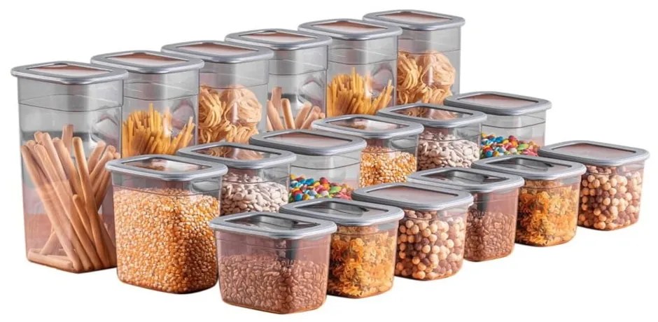 Pojemniki na żywność 18 szt. na żywność Fresco – Hermia