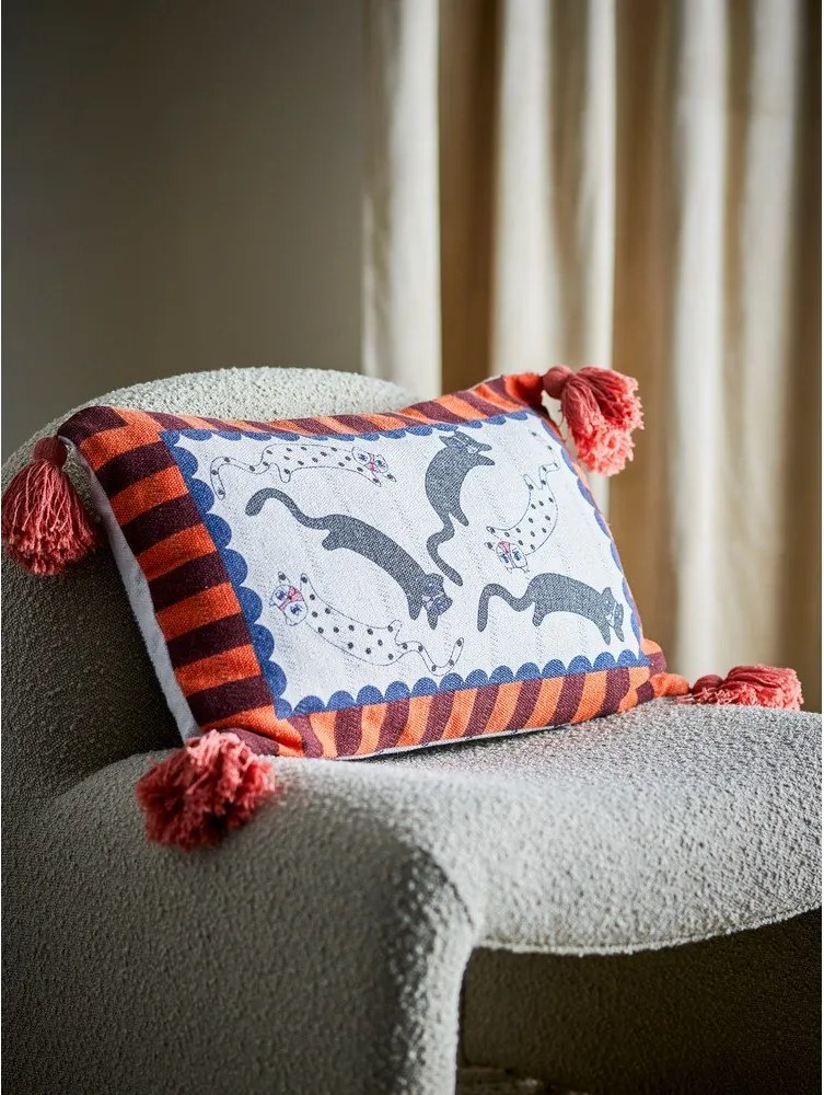 Poduszka dekoracyjna z mieszanki bawełny 35x60 cm Missy – Bloomingville