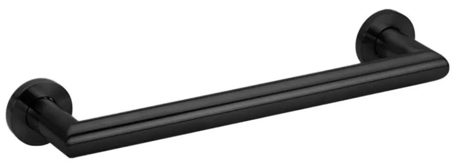 Sapho - Wieszak ścienny na ręczniki X-ROUND 35,5 cm czarny mat