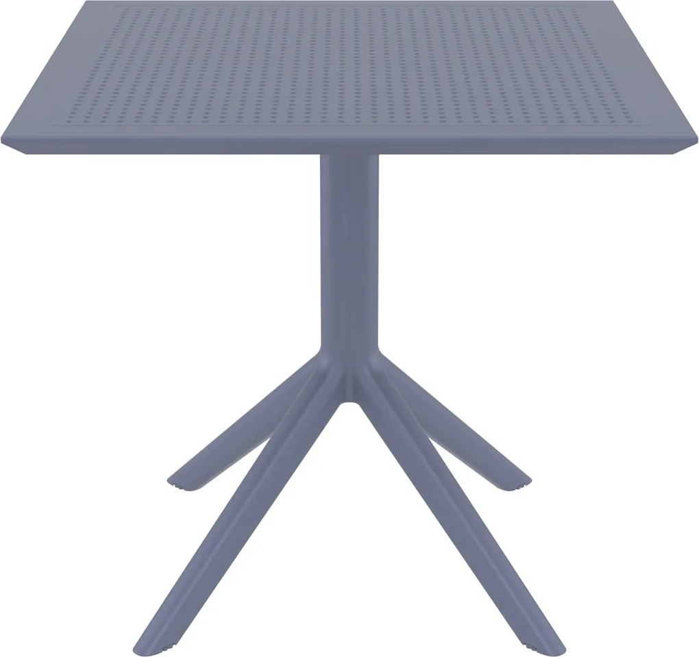 Kwadratowy stół kawiarniany z plastiku Sky Table 80