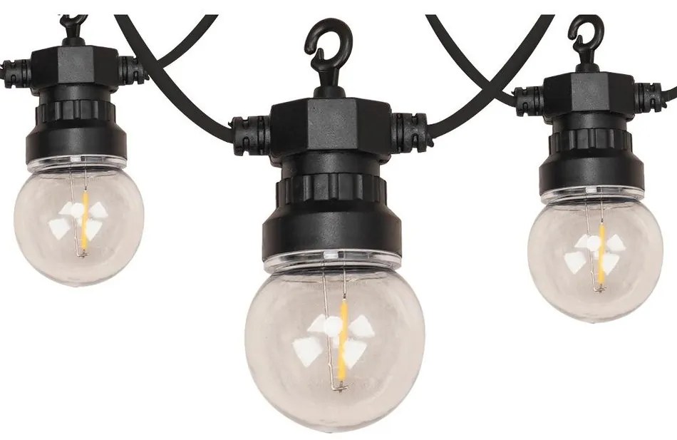 Retlux RGL 115 Łańcuch imprezowy z żarówkami, 10x LED żółty, 5+3 m