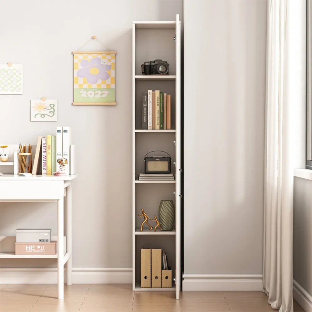 Szafa kolumnowa w stylu loftowym z 2 drzwiami - 174×31×30 cm