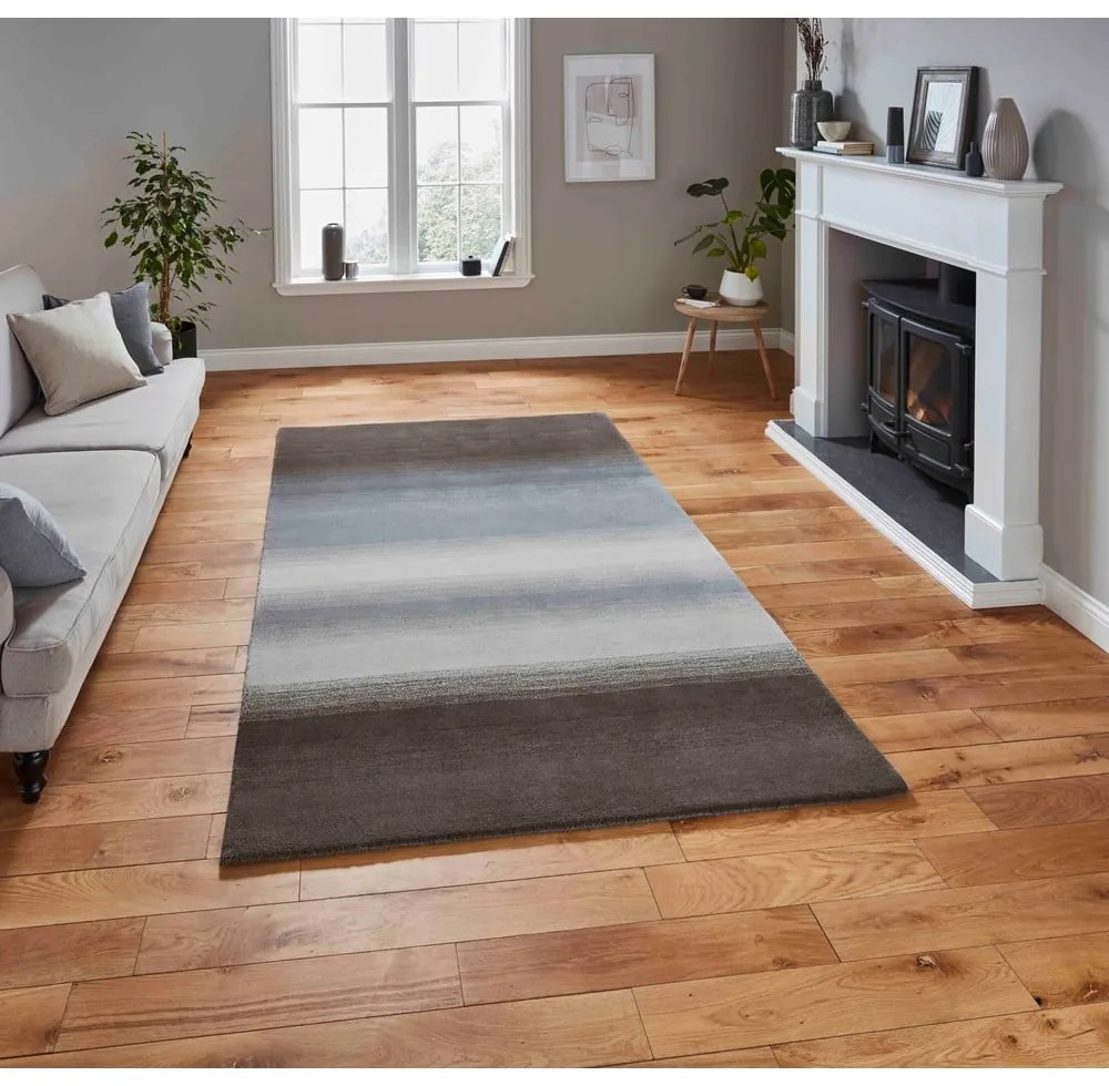 Szary wełniany dywan 230x150 cm Elements – Think Rugs