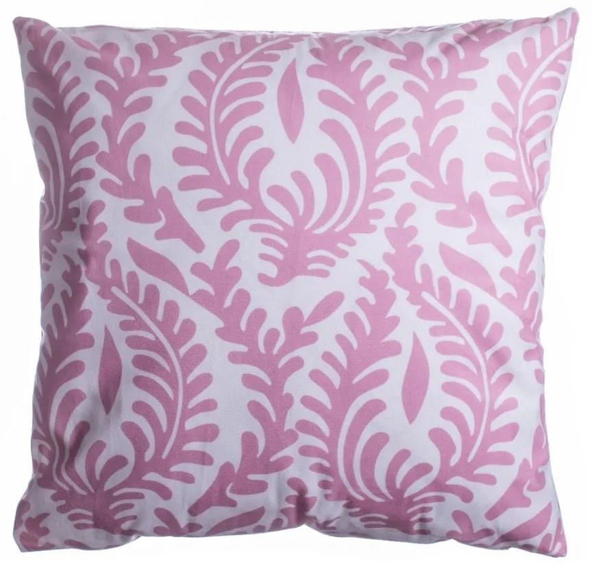 Poszewka na poduszkę Pink ornament, 40 x 40 cm