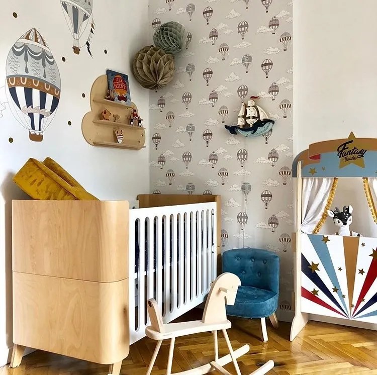 Łóżeczko dziecięce HOPPA 70 x 140 cm z pojemnikiem na przechowywanie