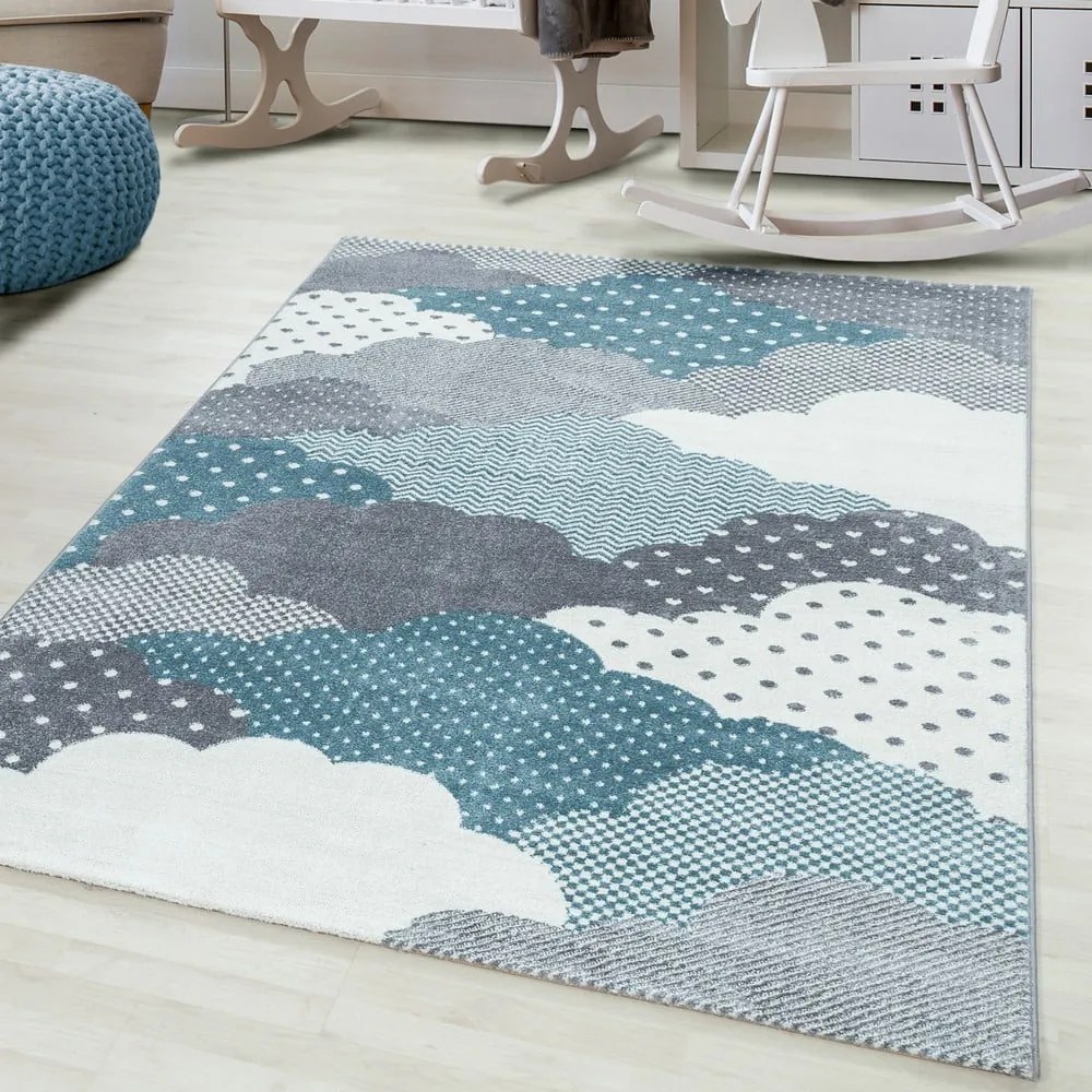 Niebiesko-szary dywan dziecięcy 80x150 cm Bambi – Ayyildiz Carpets