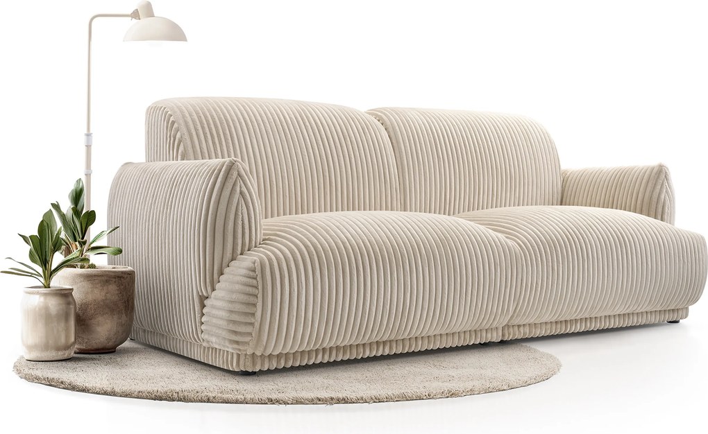 Sofa tapicerowana RICO nowoczesna minimalistyczna soft modern