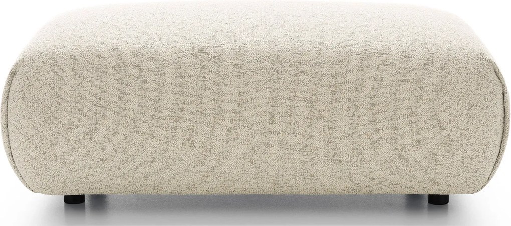 Nowoczesny puf do salonu ecru W4-K25