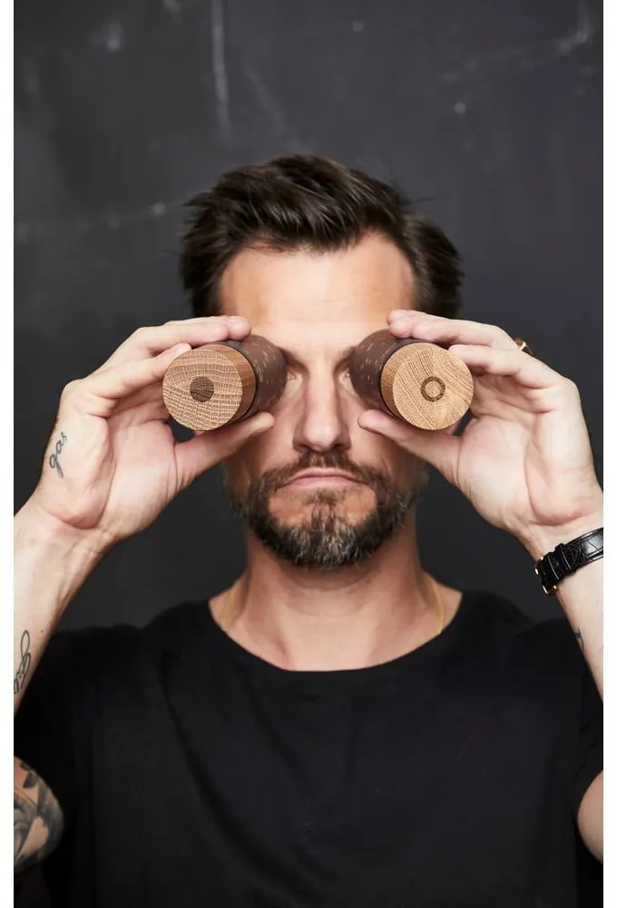 Czarny zestaw młynków do pieprzu i soli 2 szt. ceramiczny Gastro Black – Bitz