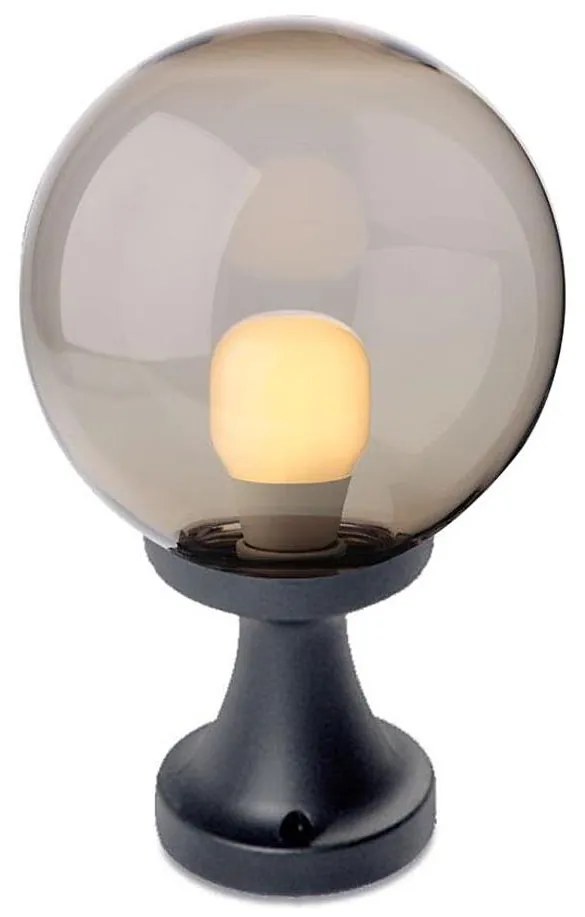 Redo 9774 - Lampa zewnętrzna SFERA 1xE27/42W/230V IP44 25x38 cm brązowa