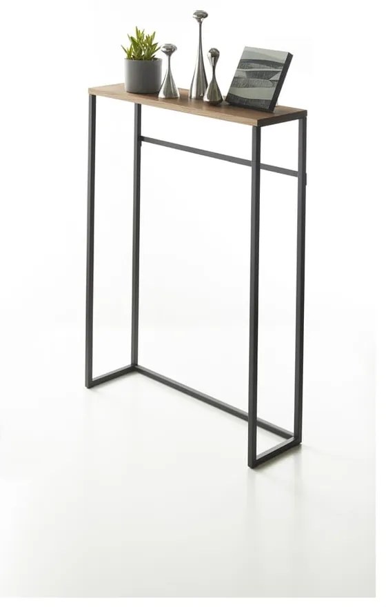 Czarna konsola 18.5x60 cm Tower – YAMAZAKI