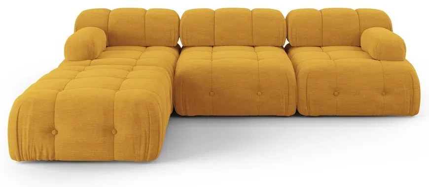 Musztardowy narożnik Ferento – Cosmopolitan Design