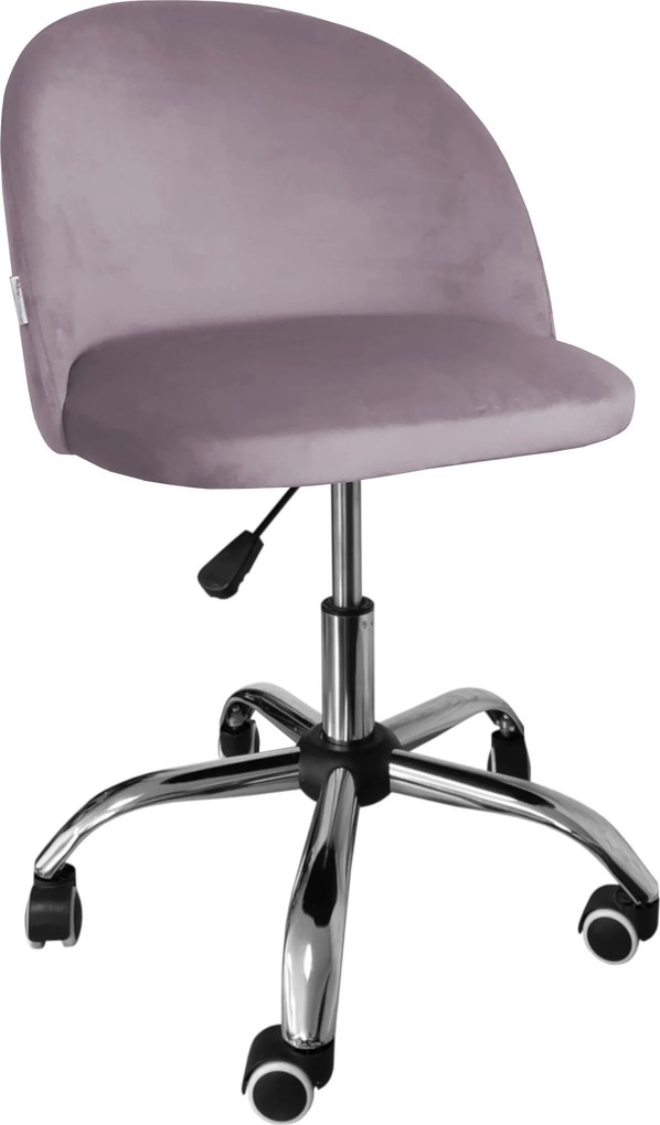 Fotel obrotowy COLIN krzesło biurowe fotel ergonomiczny do biurka : Kolor Stelaża - Chrom, Kolor tkaniny - VELVET - MG55, Typ siedziska - Siedzisko obrotowe 360°, Typ tkaniny - Velvet