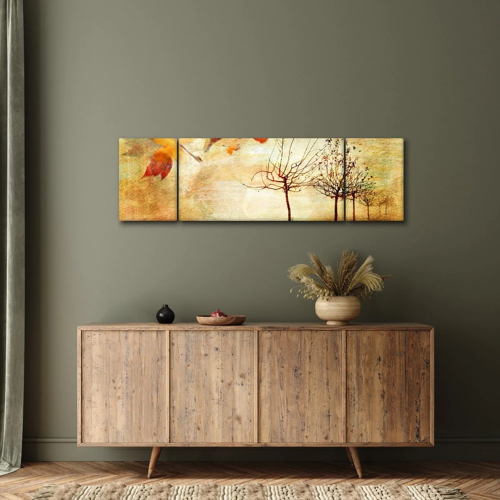 Obraz - Jesienny nastrój (170x50 cm)