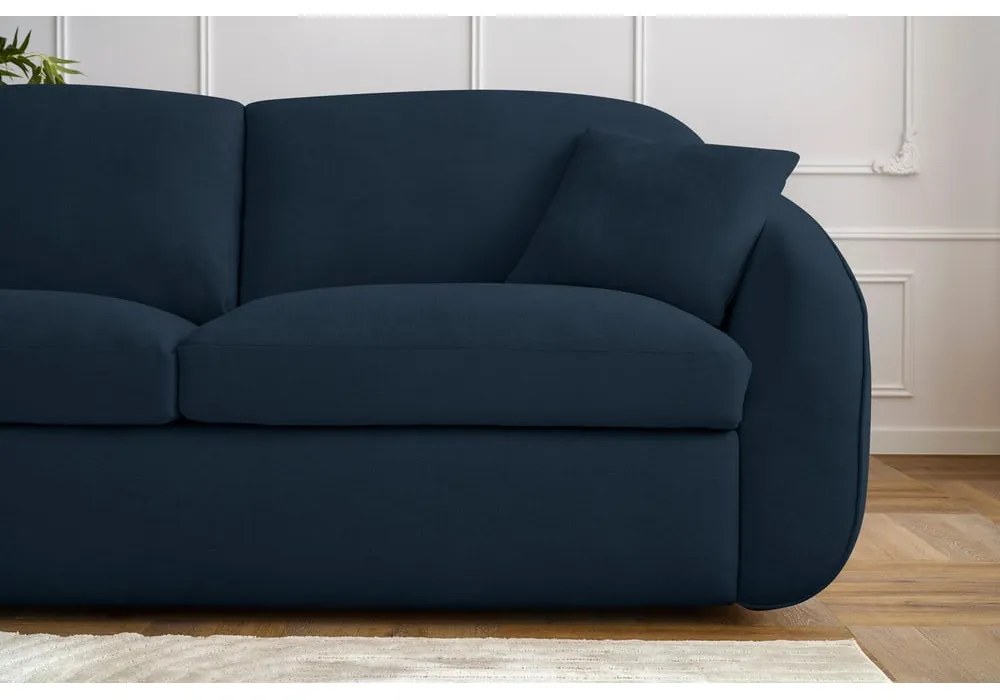 Ciemnoniebieska rozkładana sofa 235 cm Cezanne – Bobochic Paris