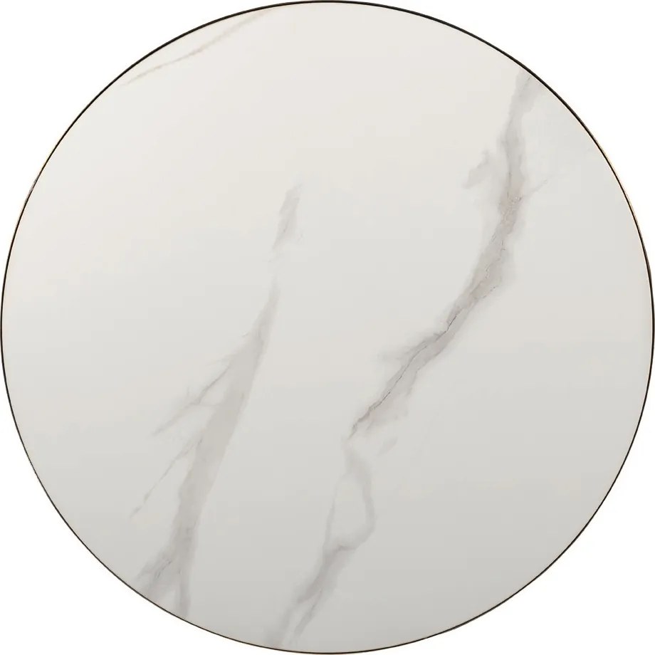 Ceramiczny stolik pomocniczy w stylu glamour Virgo