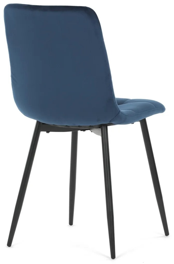 Zestaw krzeseł do jadalni CT-281 BLUE4, 4 szt.