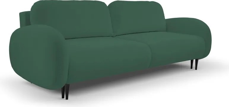 Sofa SOFT z funkcja spania i pojemnikiem ZIELONY RUN AGAIN 36