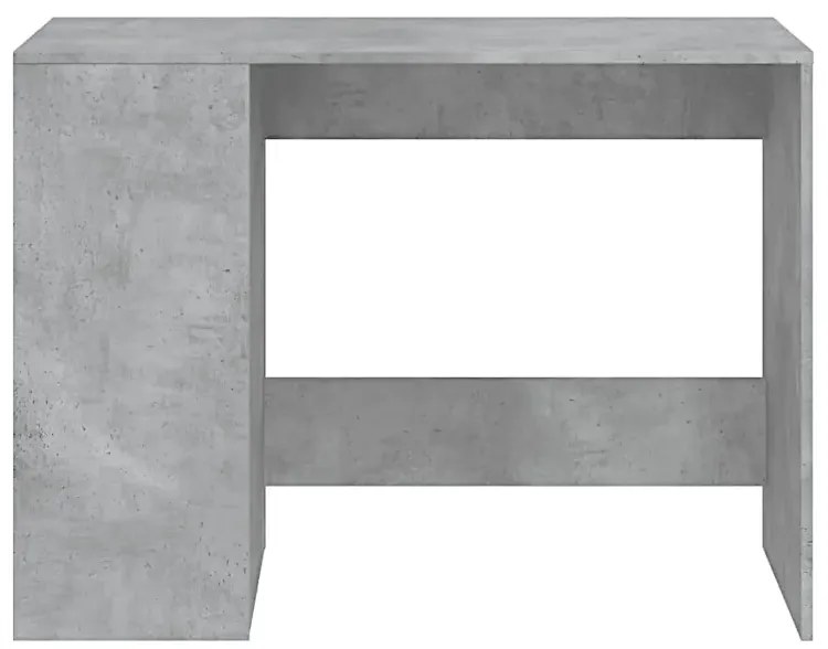 Szare biurko z regałem w kolorze beton - Jova