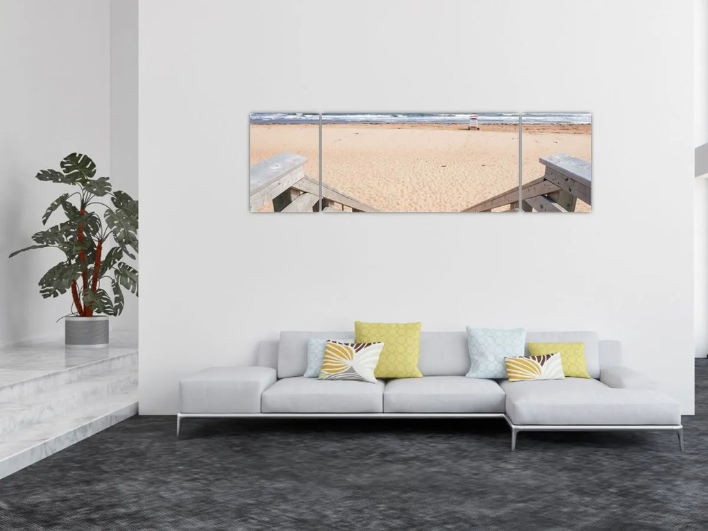 Obraz - Plaża (170x50 cm)