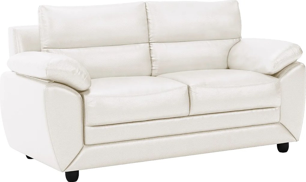 Kanapa 2-osobowa MANOA z ekoskóry– Biały