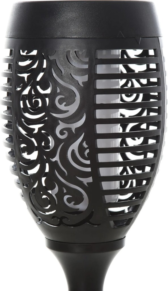 Lampa solarna Outsunny, zestaw 4 lamp do ogrodu, 6–8 godzin światła, IP44, wodoodporna