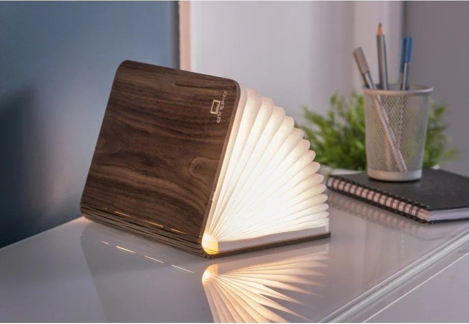 Brązowa dekoracja świetlna na USB Booklight – Gingko